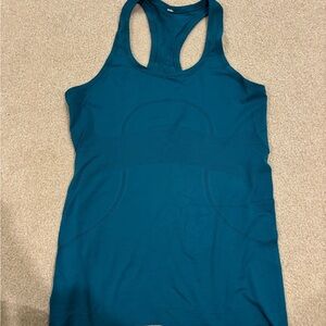 Teal Women's Racerback Tank Top